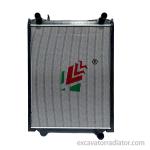 Guangzhou ISUZU Mixer Truck Radiator Water Tank Cooling Assembly Concrete Mixing