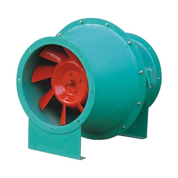 Quality High Velocity Diagonal Flow Fire Smoke Exhaust Fan 280℃ Industrial for sale