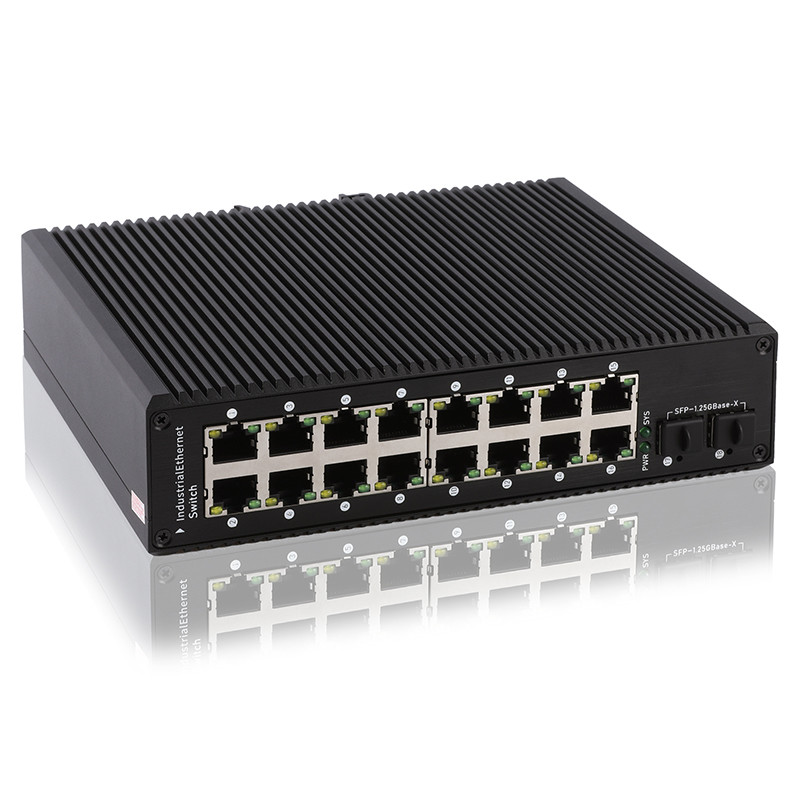 Unmanaged Poe Switch 16 Port Poe Switch Power Supply 48-56V DC