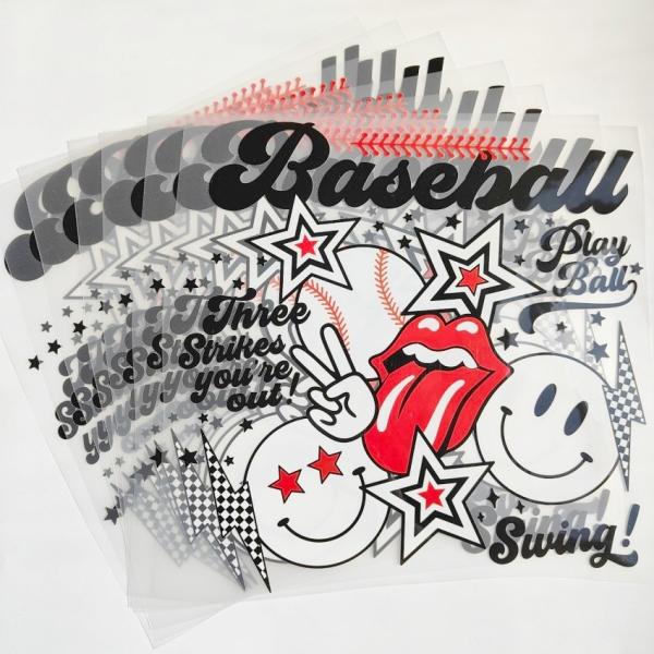 High Stretch Custom DTF Transfers Screen Printed T Shirts Heat Transfers Washable