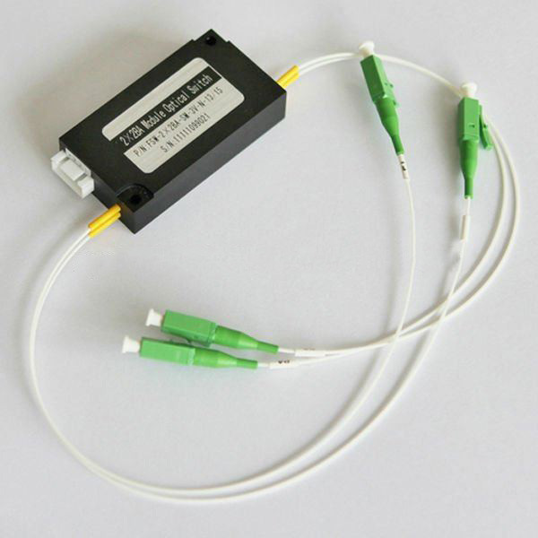 2x2 Channel SM MM Fiber Mechanical Optical Switch