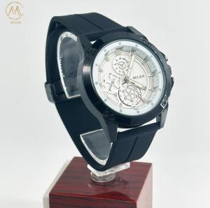 China Miler 1005 30M Life Waterproof Sports Chronograph Watches Men's Quartz Watch Silicone Strap Luxury Fashion Wristwatch wholesale