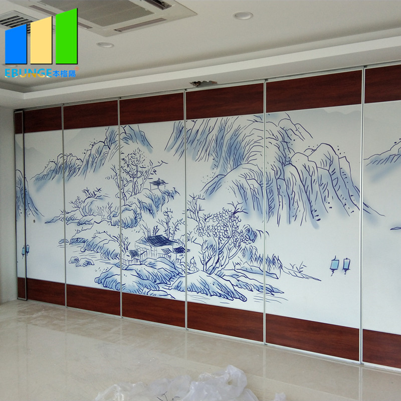 Office Sound Proof Folding Partitions / Operable Movable Walls For Convention Center
