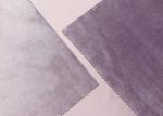 240GSM Micro Velvet Fabric / 100 Percent Polyester Lavender Velvet Fabric