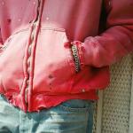 Acid Wash Zip Up Hoodie Mens Women'S 500gsm Blank Pink Acid Wash Vintage Ripped