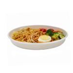 Sturdy Sustainable Bagasse 18OZ Takeaway Oval Sugarcane Disposable Bowls
