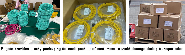 SM LSZH 2.0mm Fiber Optic Patch Cords SC UPC To SC APC Simplex Patch Cord