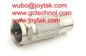 China Coaxial Adapter Coaxial Adaptor RCA Female To F Male Connector CCTV Antenna / RCAF.FM.01 wholesale