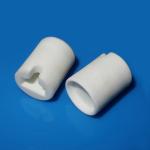 Non Crack Ceramic Insulator Tube , High Voltage Ceramic Insulator 96% Electric