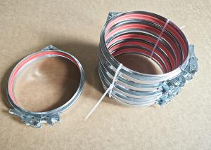 China Adjustable Stainless Heavy Duty Steel Pipe Clamps 140mm wholesale