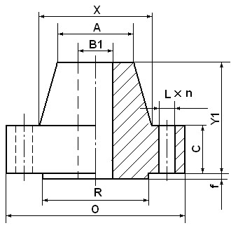 S32750 150# 3'' S40S Weld Neck Pipe Flanges For Desalination Plant