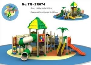 China Stylish Little Kids Outdoor Playground Equipment For Amusement Park TQ-ZR674 wholesale