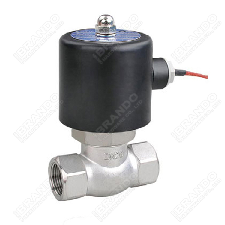 2L-25 1 Inch High Temperature Steam Brass Solenoid Valve 24VDC 220VAC