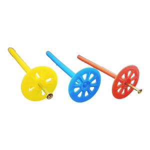 China 60mm Washer Plastic Insulation Anchors 8*95mm With Steel Nail Interior wholesale