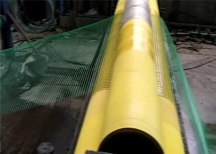 Dipping Electrowelding Net Welded Wire Mesh PVC Coating Line For 100mm Hole Size