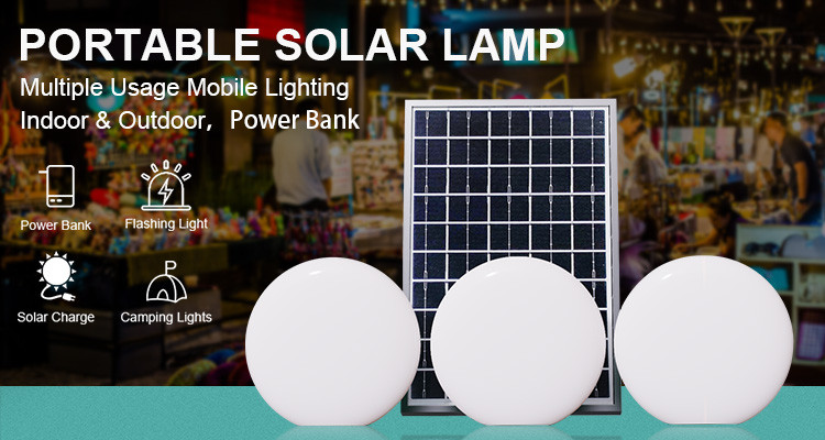 Portable Solar Camping Lights Electricity Solar Battery Lantern