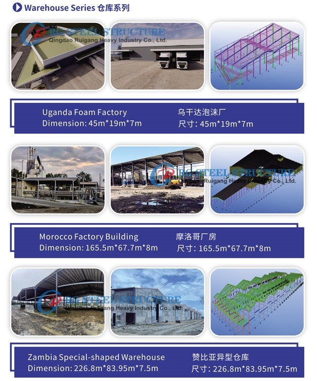 Metal Light Weight Prefab Structural Steel Office Building / Hangar / Workshop /Warehouse