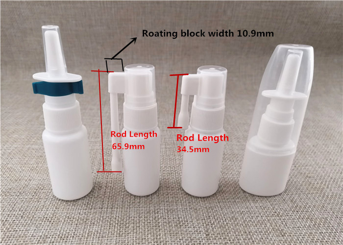 Boston Round PE Mist Pump Sprayer Leakage Proof Customized Color 10 / 15Ml