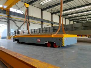 China Steel Beam Material Transfer Cart 50 Tons Heavy Load Industry Metallurgy wholesale