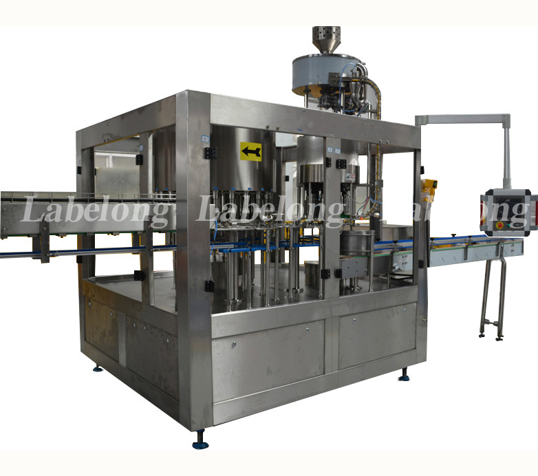 Labelong Oil Bottling Machine 5KW Easy To Operate Highly Automated PLC Control