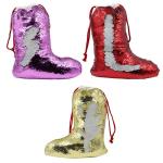 OEM Sequin Sublimation Christmas Stocking Blanks Sublimation Christmas
