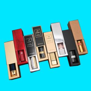 China Cosmetics lipstick eyebrow pencil retail paper box with your style wholesale