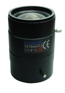 China 4-18mm megapixel lens, 3.0 mega lens, manual iris wholesale