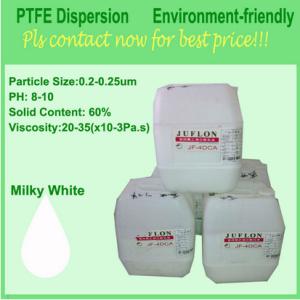 China Yellowish Liquid PTFE Dispersion With High Viscosity , Stick Metal Available wholesale