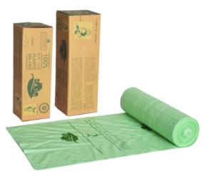China Pet Poop 6000rolls 18mic Biodegradable Trash Bag With Box wholesale