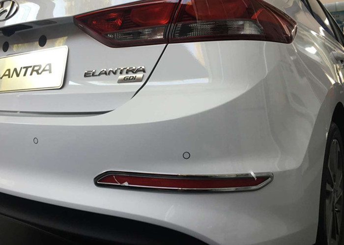 Hyundai Elantra 2016 Avante Fog Smoked Headlight Covers And Rear Bumper Molding