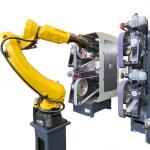 4000mm Sand Belt Robotic Polishing Machine Cell For Metal