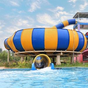 China 4-Person Big Water Park Slide Equipment for Adults wholesale