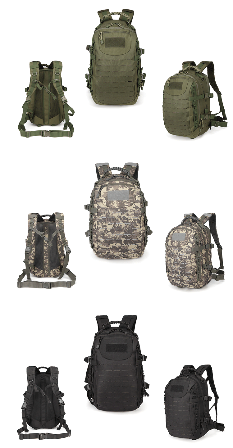 Waterproof Outdoor Backpack with Molle System and 600D Oxford Cloth Material Design