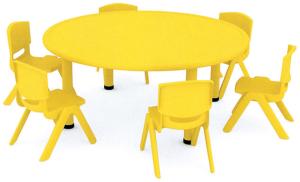China preschool tables and chairs safety plastic furniture equipment for nursery school wholesale
