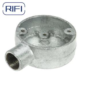 China Electrical Conduit Circular Junction Box Malleable Iron 20mm 25mm wholesale