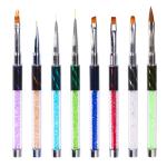 Multifunctional Nylon Hair Beauty Nail Brush Eye Magnet Acrylic Nail Brush