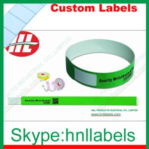 China Thermal Synthetic Medical Identification Wristbands WB05 wholesale