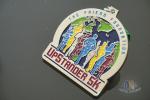 Matt Silver Plating Custom Sports Medals / Upstander 5K Medal