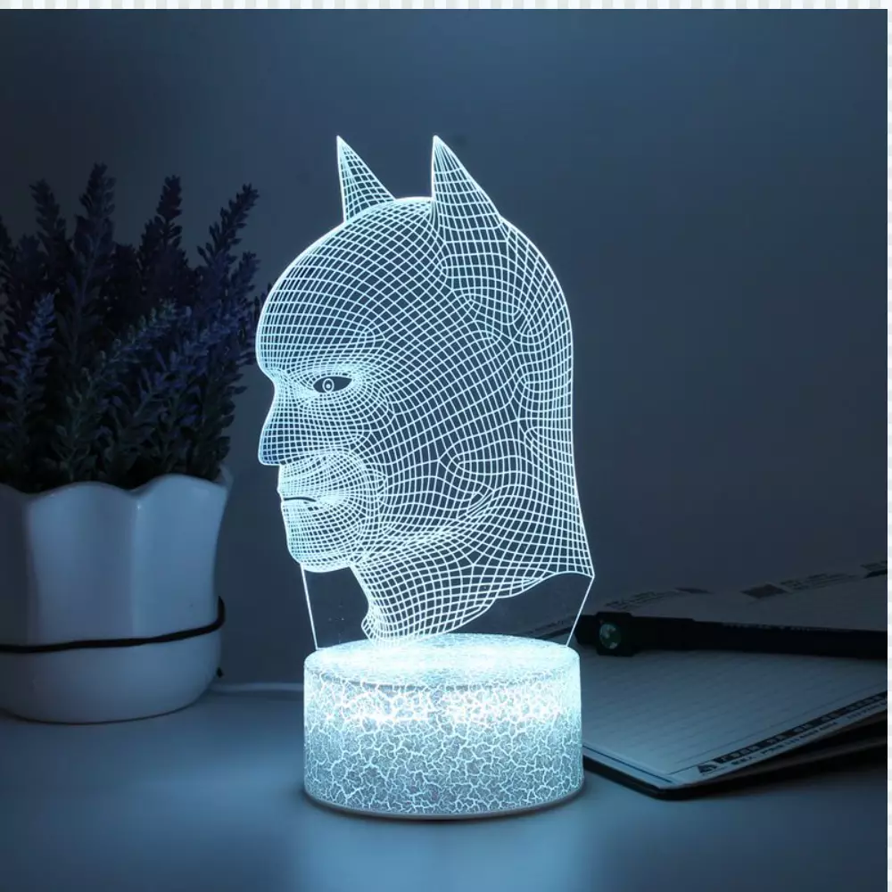 Changeable 188mm 3D Led Illusion Lamp Acrylic 3d Illusion Night Light
