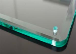 China Size Customized Decorative Tempered Glass / Punched Tempered Glass With Holes wholesale