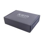 Debossing W9 Flute Corrugated Foldable Gift Boxes Packaging 240*150*50mm
