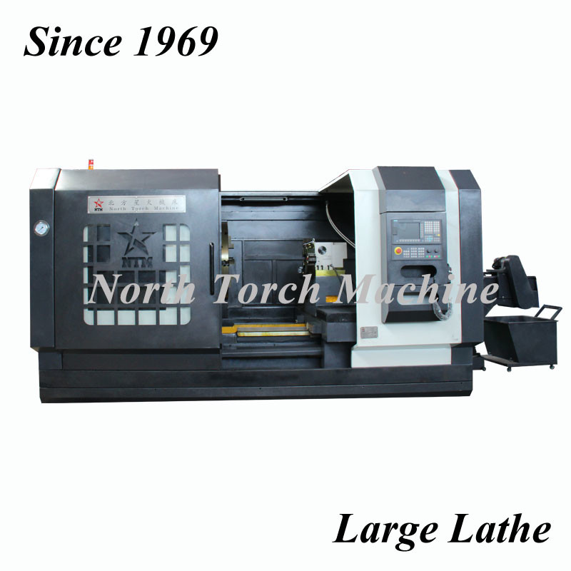 High Precision Facing In Lathe Machine , Large Cnc Turning Lathe Machine
