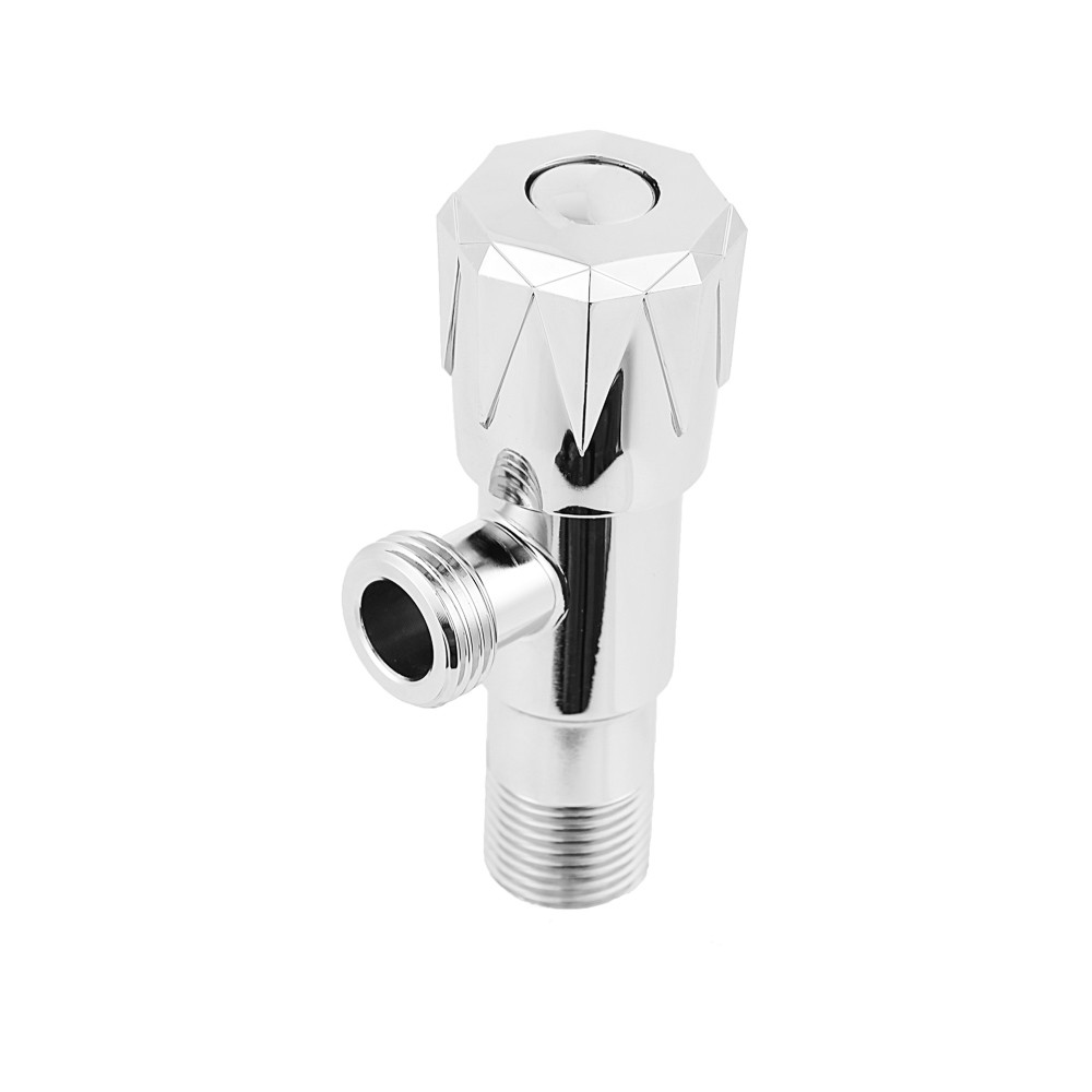 Plated SS Angle Cock Valve Toilet Wall Mounted Shower Valve