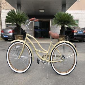 China Ordinary Pedal Lady Bike for Adults STOCK 26 Inch Womens Single Speed Comfort Cruiser wholesale