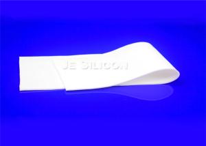 China Durable Molded Silicone Parts , White Silicone Rubber Sheet High Tear Resistant wholesale
