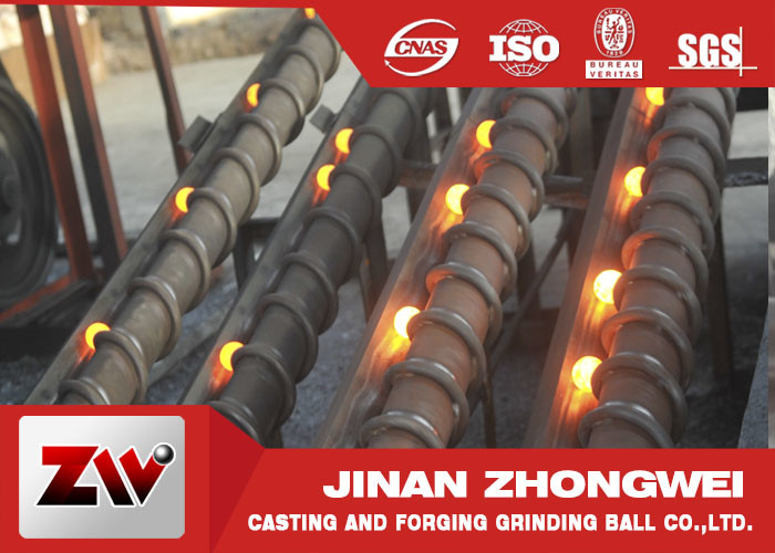 Forged Grinding Metal Carbon Media Steel Ball For Uranium Mine Ore 17 40 20 150 60 100 50 80 Mm Impact Toughness 12 Joules