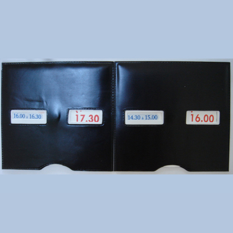 Black Parking Timer with Slide Pocket Universal Automatic Timing Car Parking Disc