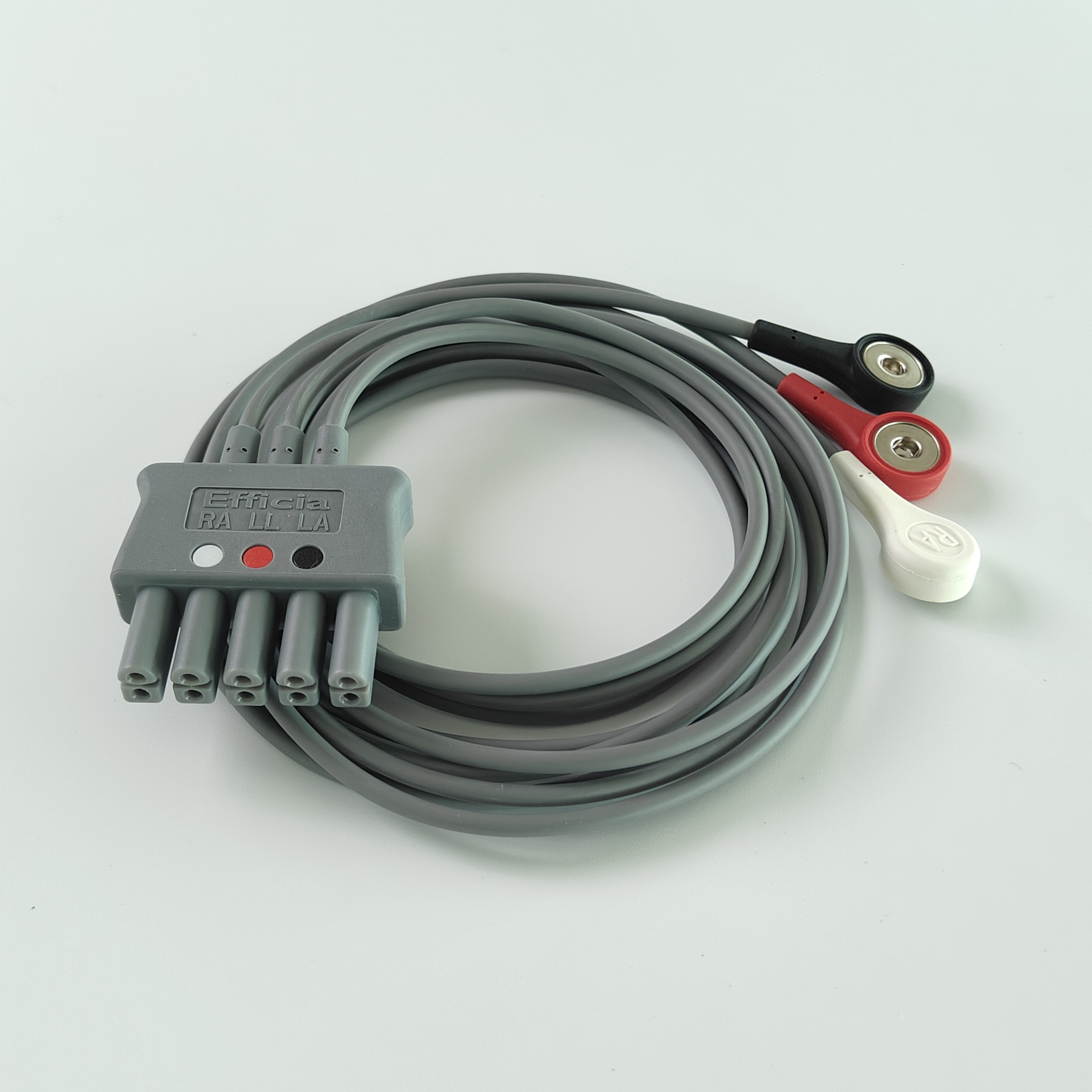 Philip Grey Original 3-Lead Button Branch 1M US Standard RA White, LL Red, LA Black Middle Joint Double Row 989803160671