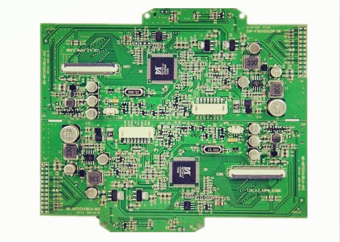 4 Layers FR4 Gold Plating Electronics PCB Assembly 1oz Copper Thickness Green Soldmask Quick Turn