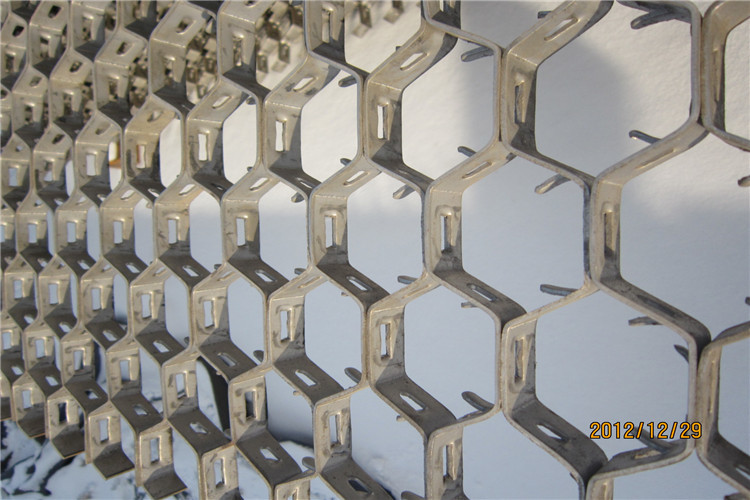Lance Tabs Hex Mesh 310S Stainless Steel Hexagonal Hole 50mm 15mm Thickness 1mX1m